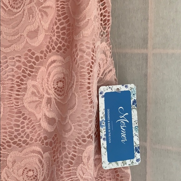 Pale Pink Midi Comfortable Dress - Picture 6 of 9